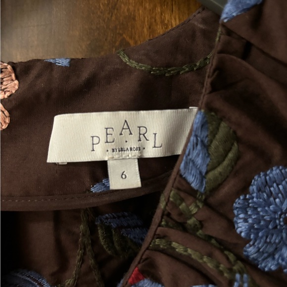 Gorgeous Embroidered Midi Dress with floral detail. Perfect for a wedding guest. - Picture 2 of 3